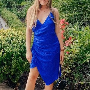 CUSHNIE Asymmetrical Slip Dress